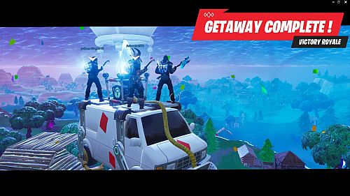 Fortnite squad victory 3 lamas