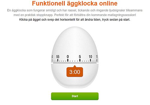 Free egg timer online