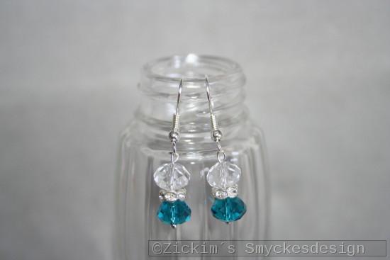 OR070 Swarovski blue: rhngen med bla och vita swarovski kristaller...60:- 
        SLD