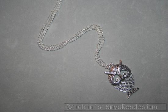 HA161 Owl: Halsband (80 cm) med en stor uggla...95:- SLD