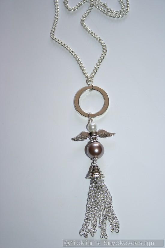 HA167 Angel chains: Halsband (65 cm) med en ängel samt kedje hänge...110:-