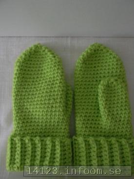 Lovikkavantar grnNyhet! Lovikkavantar virkade av akrylgarn. Damstorlek strl medium.            
        129 kr