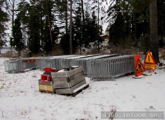         Berg & Byggteknik har krt ut sin utrustning.