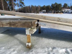 Isen knckt den ena 