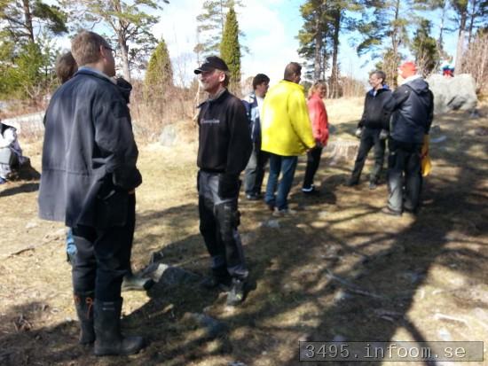 Mingel vid bthuset. Foto Hans F.