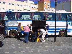 Ja s var det dags att packa in alla grejer o ka hemt efter en mycket trevlig resa.