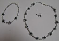 GraBlommor
Nummer 21
Halsband&Armband
Halsbandet är 36 cm olåst alltså ett halsband som sitter tätt om halsen.
Det består av grå Cat Eye, vita,grå och silvriga smår rocalies. Springlås.
Armbandet
Armbandet är 20 cm olåst och består av samma material som halsbandet. Springlås.
Pris 250:- (Svenska Kronor) GraBlommor
Nummer 21
Halsband&Armband
Halsbandet är 36 cm olåst alltså ett halsband som sitter tätt om halsen.
Det består av grå Cat Eye, vita,grå och silvriga smår rocalies. Springlås.
Armbandet
Armbandet är 20 cm olåst och består av samma material som halsbandet. Springlås.
Pris 250:- (Svenska Kronor)