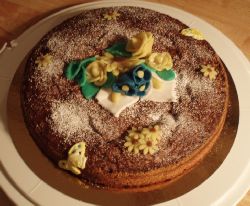 Chokladkladdkaka med kycklingar...