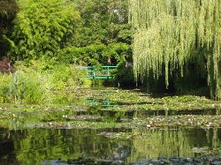 Claude Monets trdgrd i Giverny Frankrike 