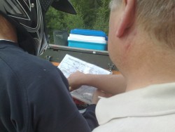 Trots Gps s mste kartan fram.
