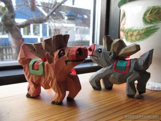 2013-12-22 Rudolf med rda mulen.
